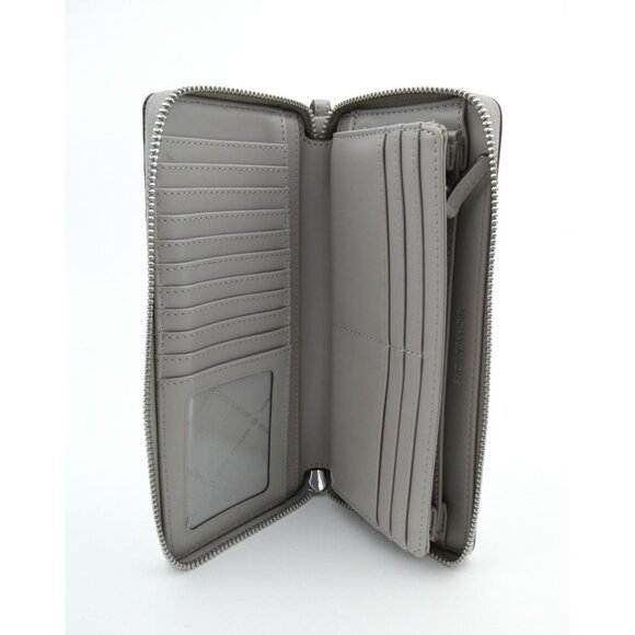 Michael Kors Jet Set Travel Continental Wallet Monogramed MK Logo - Picture 7 of 12